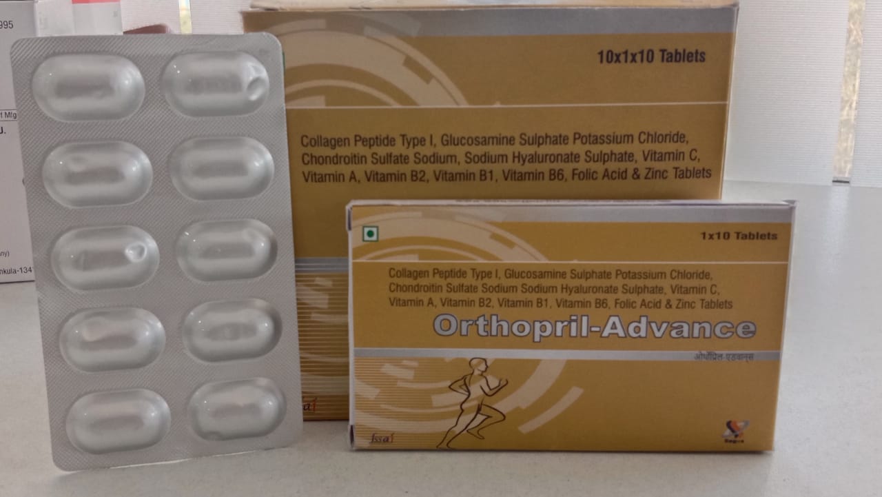 Collagen Peptide Type I + Glucosamine Sulphate Potassium Chloride Tablets